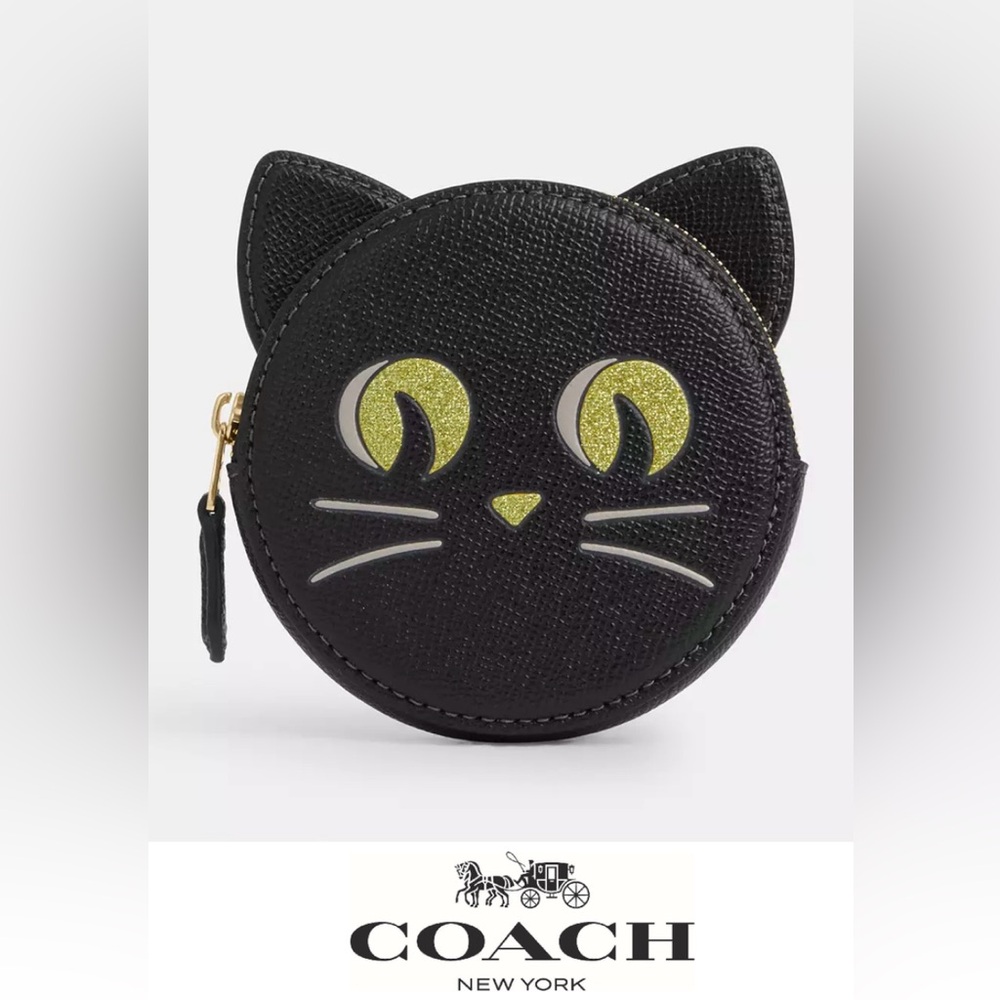 Coach Black Cat Coin Purse